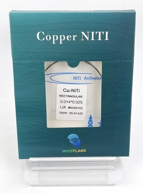 satın al Süper Yumuşak Ortodontik Teller A Sınıf Yuvarlak Dikdörtgen Bakır NiTi Archwire online manufacture