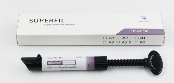 Superfil Nano Hibrit Diş Doldurma Malzemesi Evrensel Kompozit reçine Işık Tedavisi