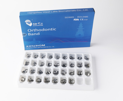 Westlake Ortodontik Molar Band Tabakları Sınıf II CE FDA ISO Onaylı